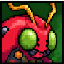 red insect