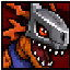 steel dino